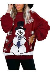 Sovoyontee Women's Oversized Pullover Cute Ugly Christmas Sweater