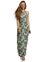 oodji Ultra Women's Viscose Maxi Dress | Women's Casual Dresses