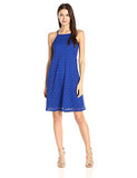 Women's A-line Lace Dress With Straps