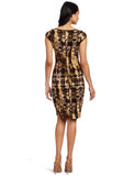 Women's Python Pleated Dress | Women's Work Dresses