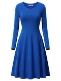 Long Sleeve Dress for Women Casual Autumn Swing Midi Dresses for Women Dress