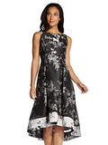 Women's Floral Jacquard Cocktail Dress