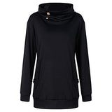 Women's Long Sleeve Casual Lightweight Sweatshirts Tunic Shirt Cowl Neck Jumper Top | Original Brand | Women's Cardigan