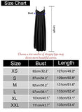 Women's Summer Casual Sleeveless V Neck Strappy Split Loose Dress Beach Cover Up Long Cami Maxi Dresses with Pocket