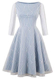 Women's Vintage 3/4 Length Sleeve Lace A-line Cocktail Party Dress | Women's Cocktail Dresses