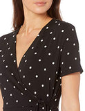 Women's Cap-sleeve Faux-wrap Dress | Women's Evening Gowns