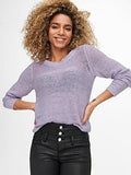 ONLY Women's ONLGEENA XO L/S Pullover KNT NOOS Sweater, Orchid Petal, M | Women's Sweaters