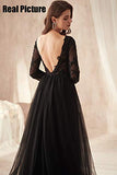 Women Lace S Long Sleeves Prom Dress High Slit Evening Gowns Lb0076 | Women's Casual Dresses