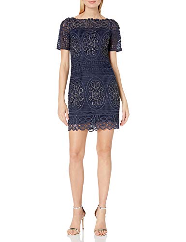 Women's Short Lace Beaded Dress