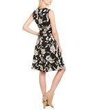 Women's Printed Dress With Lace Detail | Women's Cocktail Dresses