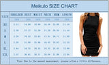 Women's Ruched Bodycon Tank Dress Crew Neck Back Cut Out Sleeveless Ribbed Mini Dresses