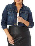 SLINK Jeans Women's Plus Size Cropped Denim Jacket