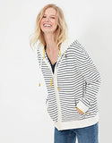 Womens Oakham Zip Through Sweatshirt - Cream Navy Bee | Original Brand