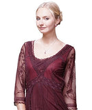 Nataya Womens Downton Abbey Tea Party Gown Antique Dress