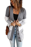 Womens Open Front Long Sleeve Chunky Knit Cardigan Sweaters S-XXL | Women's Cardigan