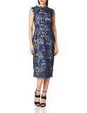 Women's Claudette Lace Sheath Midi Dress