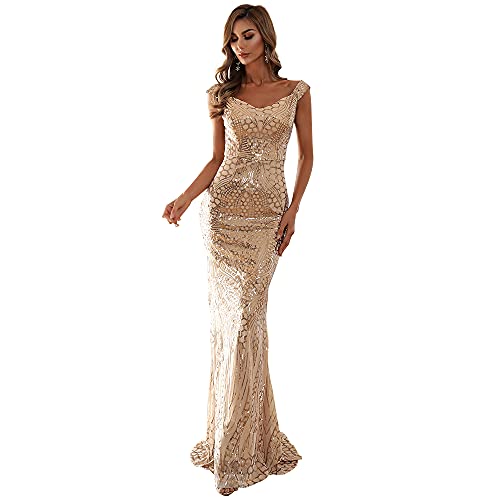 Gold sequin hotsell maxi dresses