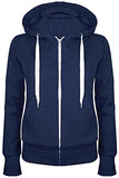 Womens Zip Up Fleece Knit Mini Sweatshirt Hoody | Women's Cardigan