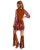 Women Strapless Floral Bandage Fringe Dress Set