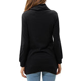 Women's Long Sleeve Casual Lightweight Sweatshirts Tunic Shirt Cowl Neck Jumper Top | Original Brand | Women's Cardigan