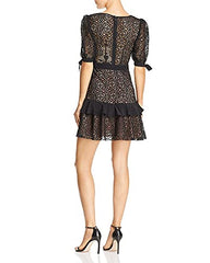 Lace Dress,  Black,  X-small