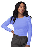 Ceil Blue Scrubs for Ladies - Long Sleeve Comfort Underscrub Tee - SIVVAN Womens Fall Fashion | Women's Tops and Blouses