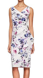 Women's Short Crepe Dress with Side Ruched (Petite and Regular Sizes) Special Occasion | Original Brand | Women's Cocktail Dresses