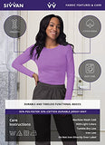 Charcoal Scrubs for Ladies - Long Sleeve Comfort Underscrub Tee - SIVVAN Womens Fall Fashion | Women's Tops and Blouses