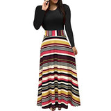 Women Dresses Promotion Sale Women Long Sleeve Floral Print Long Dress Ladies Casual Dress Plus Size Dress Party Dress Vintage Dress | Original Brand | Women's Work Dresses