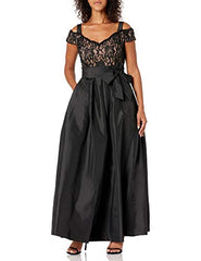 Women's One Piece Off The Shoulder Long Missy Ball Gown Dress | Women's Evening Gowns