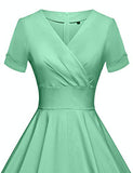 1950s Style 3/4 Sleeves Cocktail Dresses with Pocket