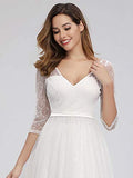 Women's A-line Sweetheart Floral Lace Wedding Party Dress 0806 | Women's Casual Dresses