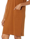 Women's Pima Cotton and Modal Interlock Patch-Pocket T-Shirt Dress