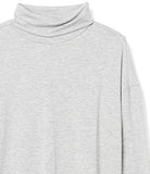 Women's Soft Rayon Jersey Long-Sleeve Turtleneck Dress | Women's Work Dresses