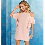 Women's Birdie Ruffle Dress Pink