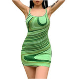 Summer Dresses for Women, Ladies Fashion Soild Asymmetrical V-Neck Tank Dress Short Basic Midi Club Dress Party UK Size | Women's Work Dresses