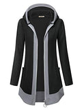 Timeson Women's Full-Zip Soft Fleece Hooded Cardigan Coat with Pocket | Women's Coat & Jacket