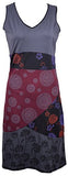 Ladies's Sleeveless Summer Dress with Multicolor Mandala Print and Pattern | Original Brand