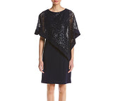 Women's Plus Size Short Laced Poncho Dress Large | Women's Cocktail Dresses