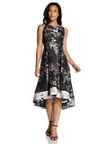 Women's Floral Jacquard Cocktail Dress