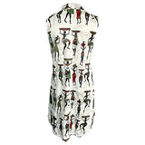 Summer Dresses for Women, Fashion Ladies Cold Shoulder Summer Casual Print Loose Sleeveless Vest Dress Party UK Size | Women's Work Dresses