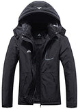 Women's Mountain Waterproof Ski Jacket Windproof Rain Windbreaker Winter Warm Hooded Snow Coat