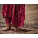 Plus Size Designer Unstitched Heavy Worked Salwar Kameez Plazzo Dress for Woman's Wear | Women's Work Dresses