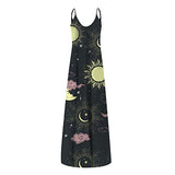 Women's Plus Size Round Neck Summer Short Sleeve Travel Sundress Floral with Pocket Dresses Beach Dress | Original Brand