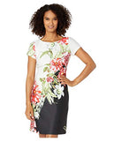 Women's Scuba Printed A-line Dress | Women's Work Dresses