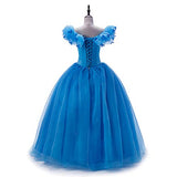 Women's Cinderella Wedding Dresses V Neck Sweet Sweet 16 Quinceanera Dress Prom Party Gowns