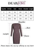 omens Long Sleeve Midi Sweater Dress