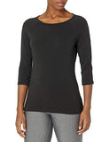 Hanes Women's Stretch Cotton Raglan Sleeve Tee