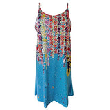 Party Ladies Summer O-Neck Casual Printing Slim Caims Sleeveless Mini Dress UK Size Sale Work Dress Office Dress Plus Size Wedding Guest Dress | Original Brand | Women's Cocktail Dresses