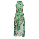 Women's Summer Beach Sundress Sweet Floral Long Dress Sleeveless Evening Party Dress | Original Brand | Women's Maxi Dresses